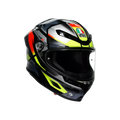 AGV K6 S Erazer Black/Red/Yellow Fluo Helmet - AGV | SuperBike Store India