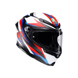 AGV K6 S Timewarp Matt Black/Red/Blue Helmet - AGV | SuperBike Store India
