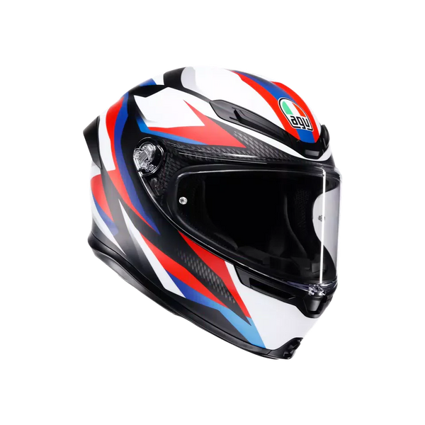 AGV K6 S Timewarp Matt Black/Red/Blue Helmet - image 1
