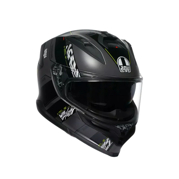 AGV K7 MPLK Kyber Matt Grey/Yellow Fluo Helmet - image 1