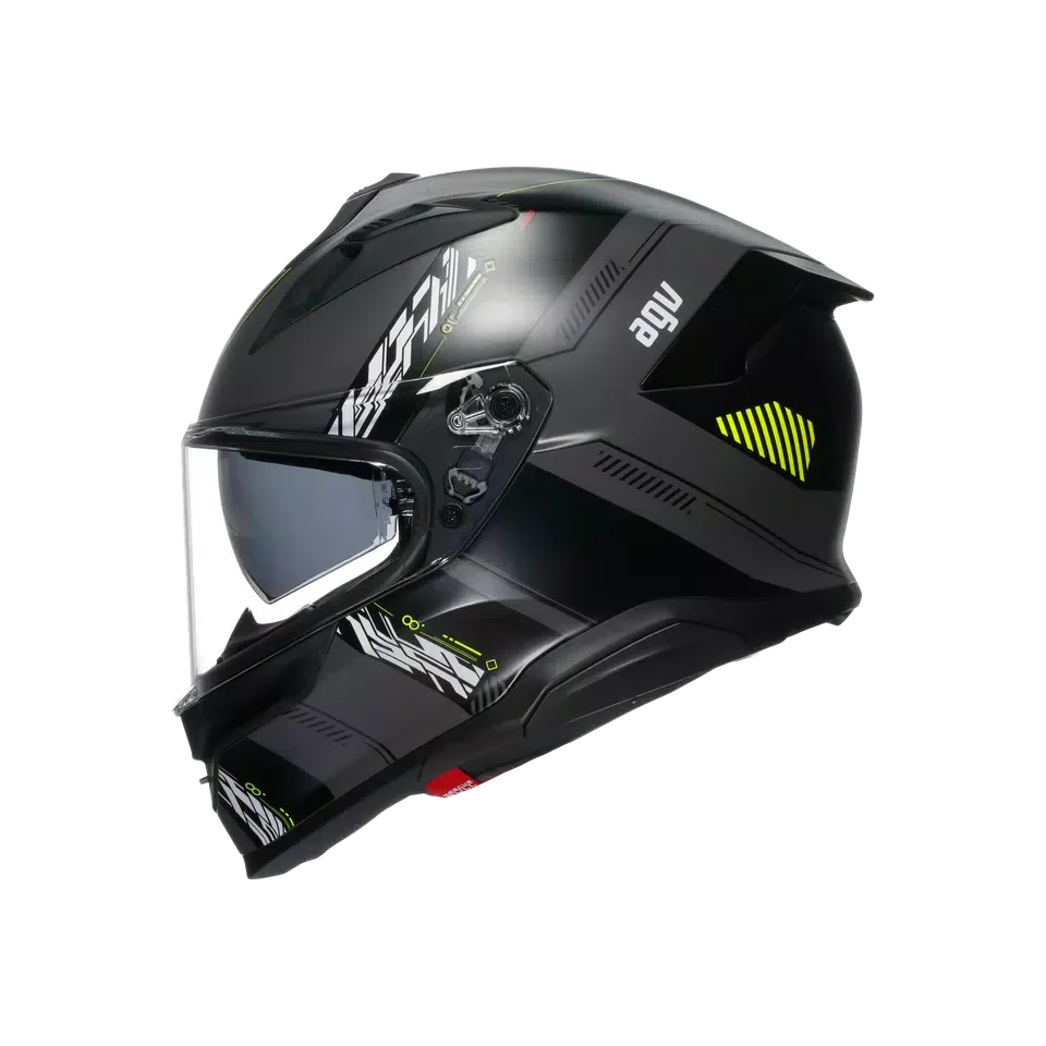 AGV K7 MPLK Kyber Matt Grey/Yellow Fluo Helmet - AGV | SuperBike Store India