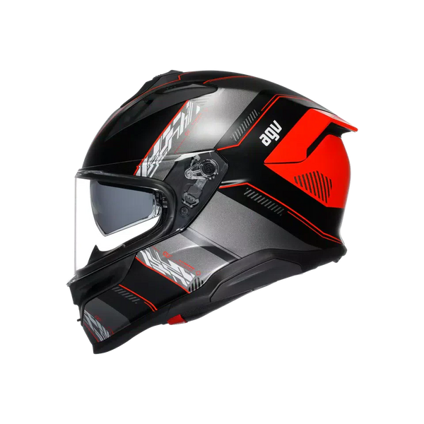 AGV K7 MPLK Kyber Matt Black/Red Helmet - image 1