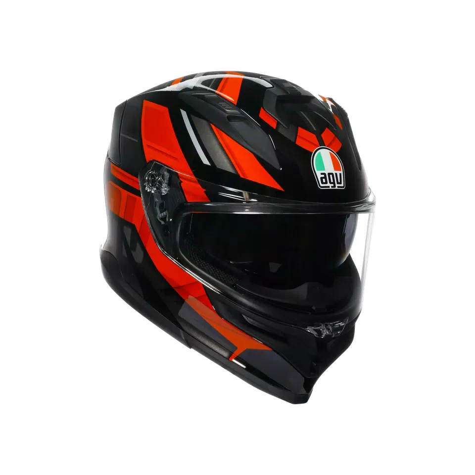 AGV K7 MPLK Taurax Black/Red Helmet - AGV | SuperBike Store India