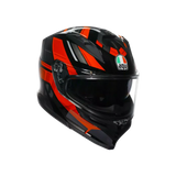 AGV K7 MPLK Taurax Black/Red Helmet - AGV | SuperBike Store India