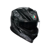 AGV K7 MPLK Damascus Black/Silver Helmet - AGV | SuperBike Store India