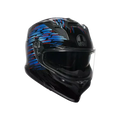 AGV K7 MPLK Genisys Matt Black/Blue/Grey Helmet - AGV | SuperBike Store India