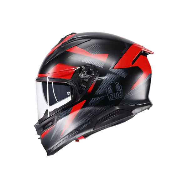 AGV K7 MPLK Glimpse Matt Black/Red Helmet - image 1
