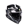 AGV K7 MPLK Glimpse Matt Black/White Helmet - AGV | SuperBike Store India