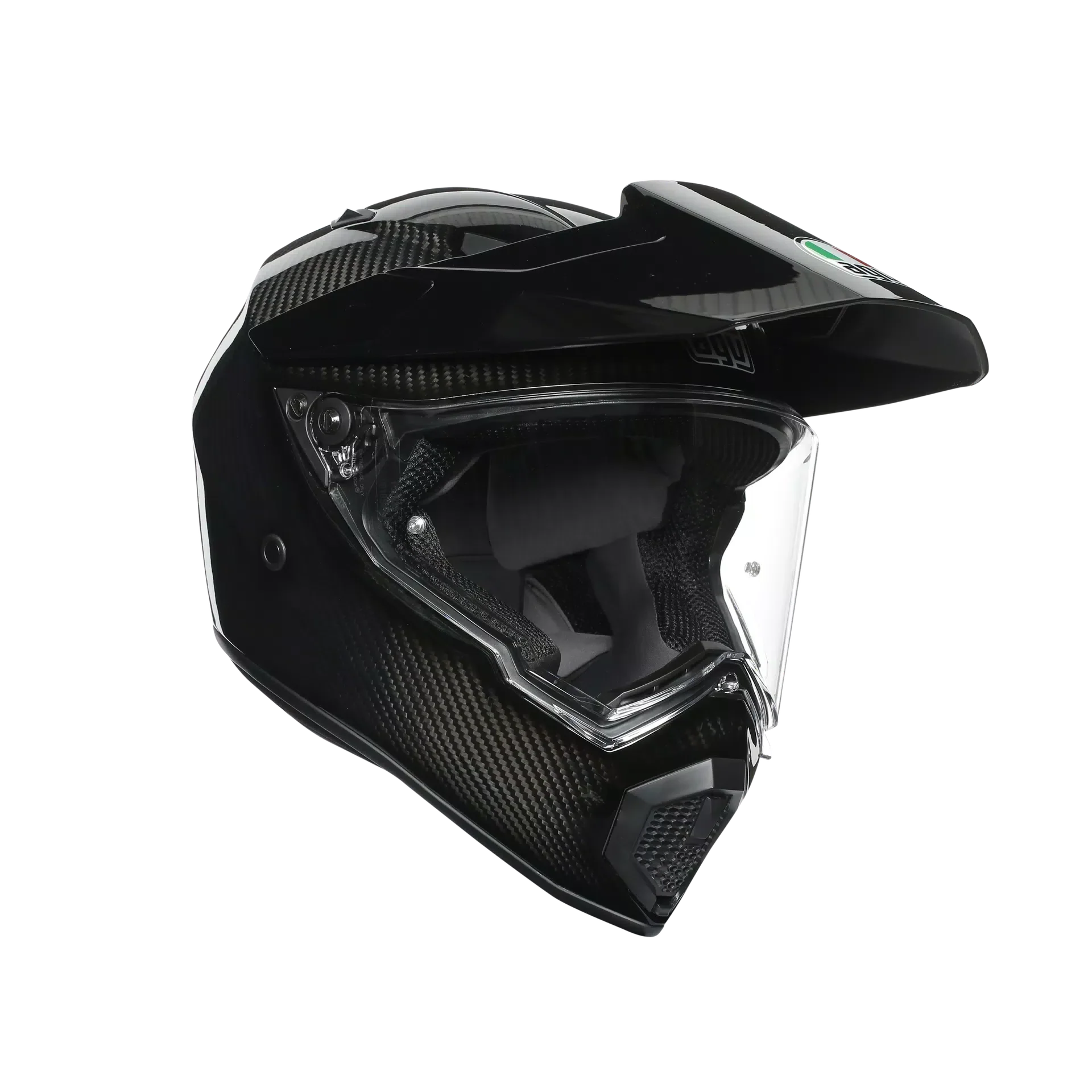 AGV AX9 Helmet - Mono Glossy Carbon - AGV | SuperBike Store India
