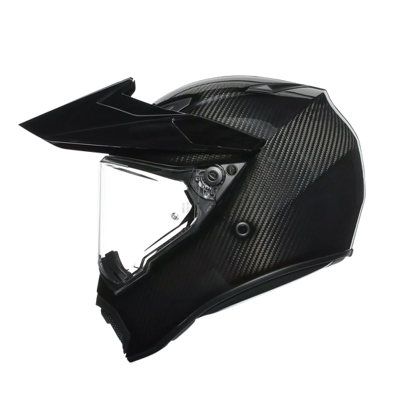 AGV AX9 Helmet - Mono Glossy Carbon | Premium Adventure Touring Helmet - image 2
