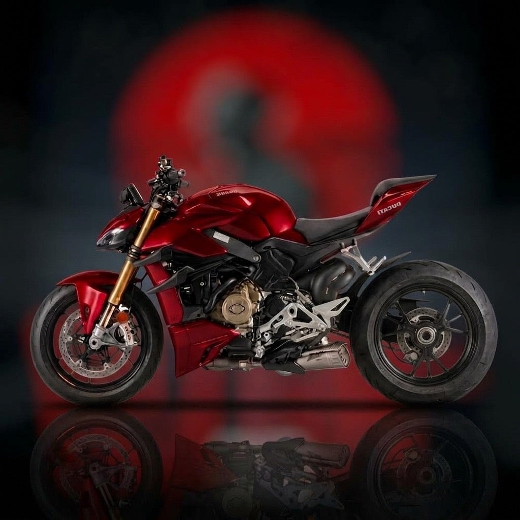 ZARD RACING TITANIUM SLIP-ON EXHAUST FOR DUCATI STREETFIGHTER V4 / V4S 2020-2022