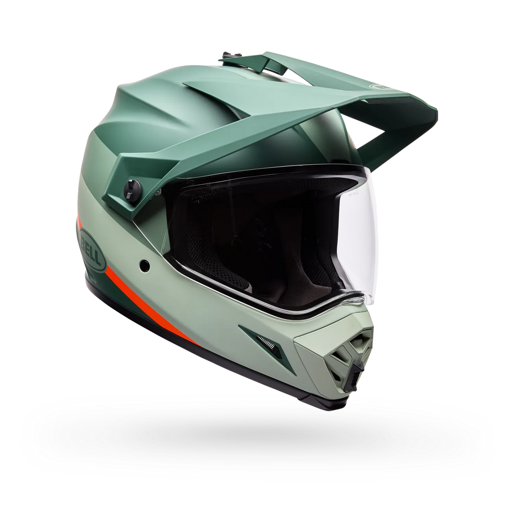 Bell Bell MX-9 Adventure Mips Helmet - Green/Orange Trail – front view