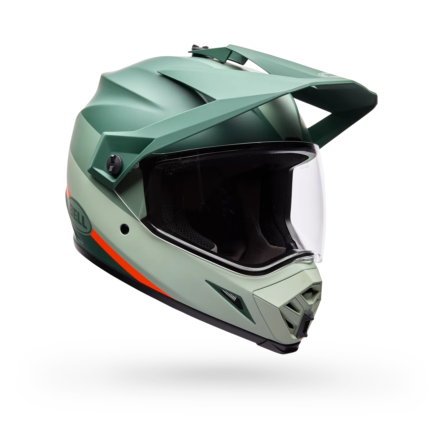 Bell Bell MX-9 Adventure Mips Helmet - Green/Orange Trail – front view