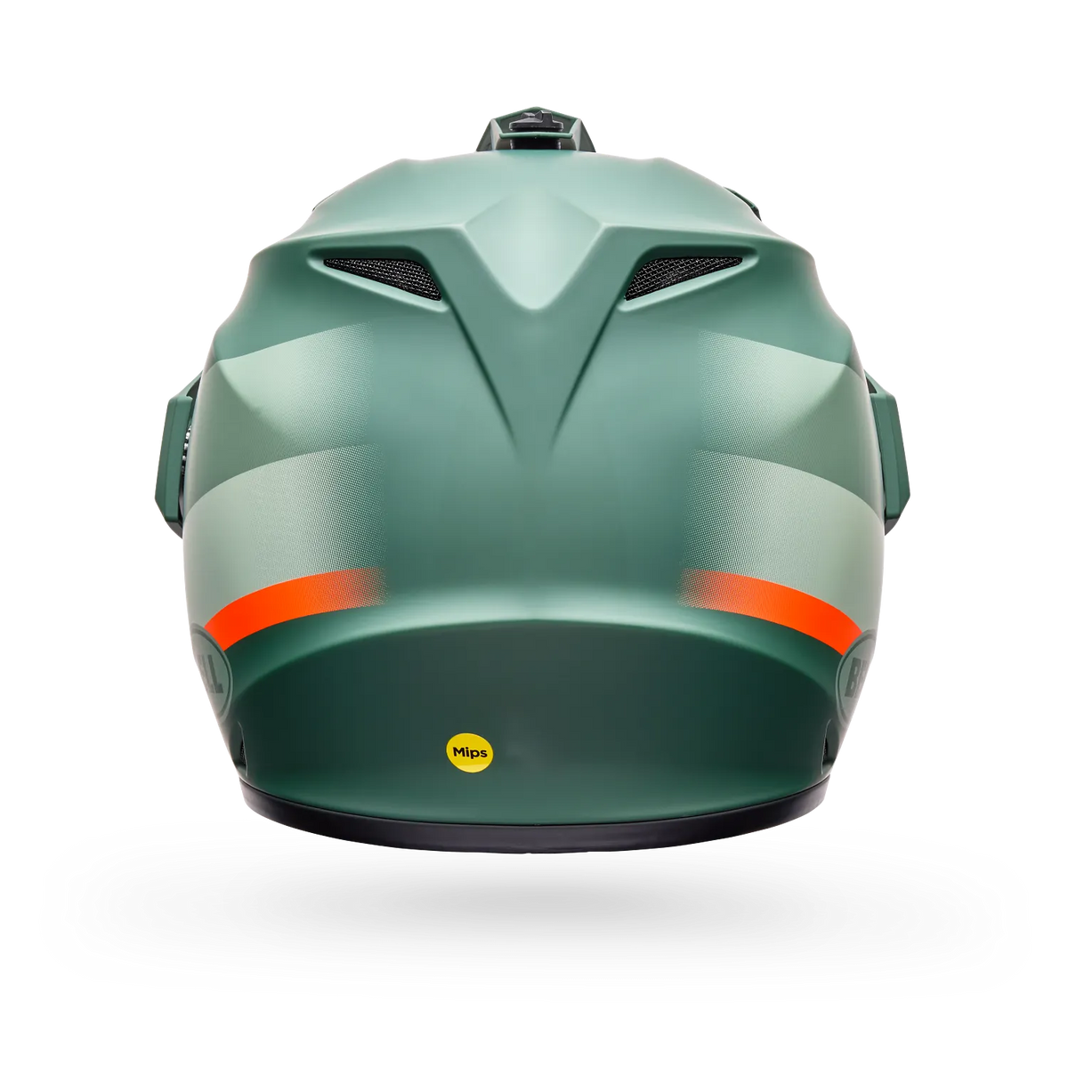 Bell Bell MX-9 Adventure Mips Helmet - Green/Orange Trail – rear view
