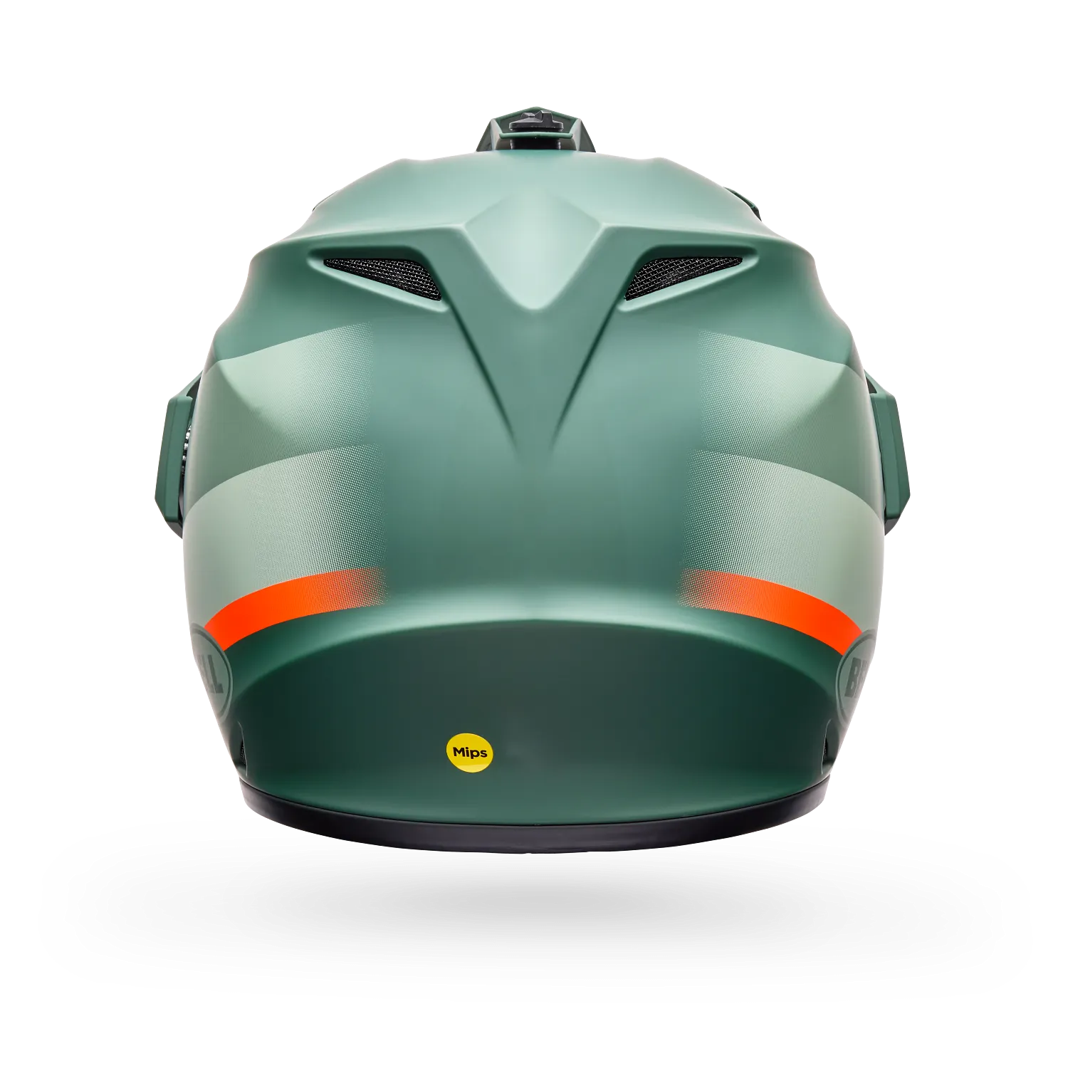 Bell Bell MX-9 Adventure Mips Helmet - Green/Orange Trail – rear view