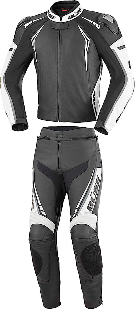 Buese Buese Büse Silverstone Pro Two Piece Leather Suit – front view