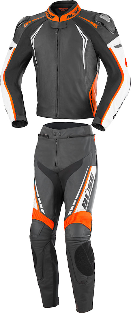 Buese Buese Büse Silverstone Pro Two Piece Leather Suit – top view