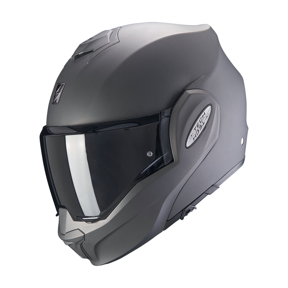Scorpion Scorpion EXO-Tech Evo Solid Helmet – rear view
