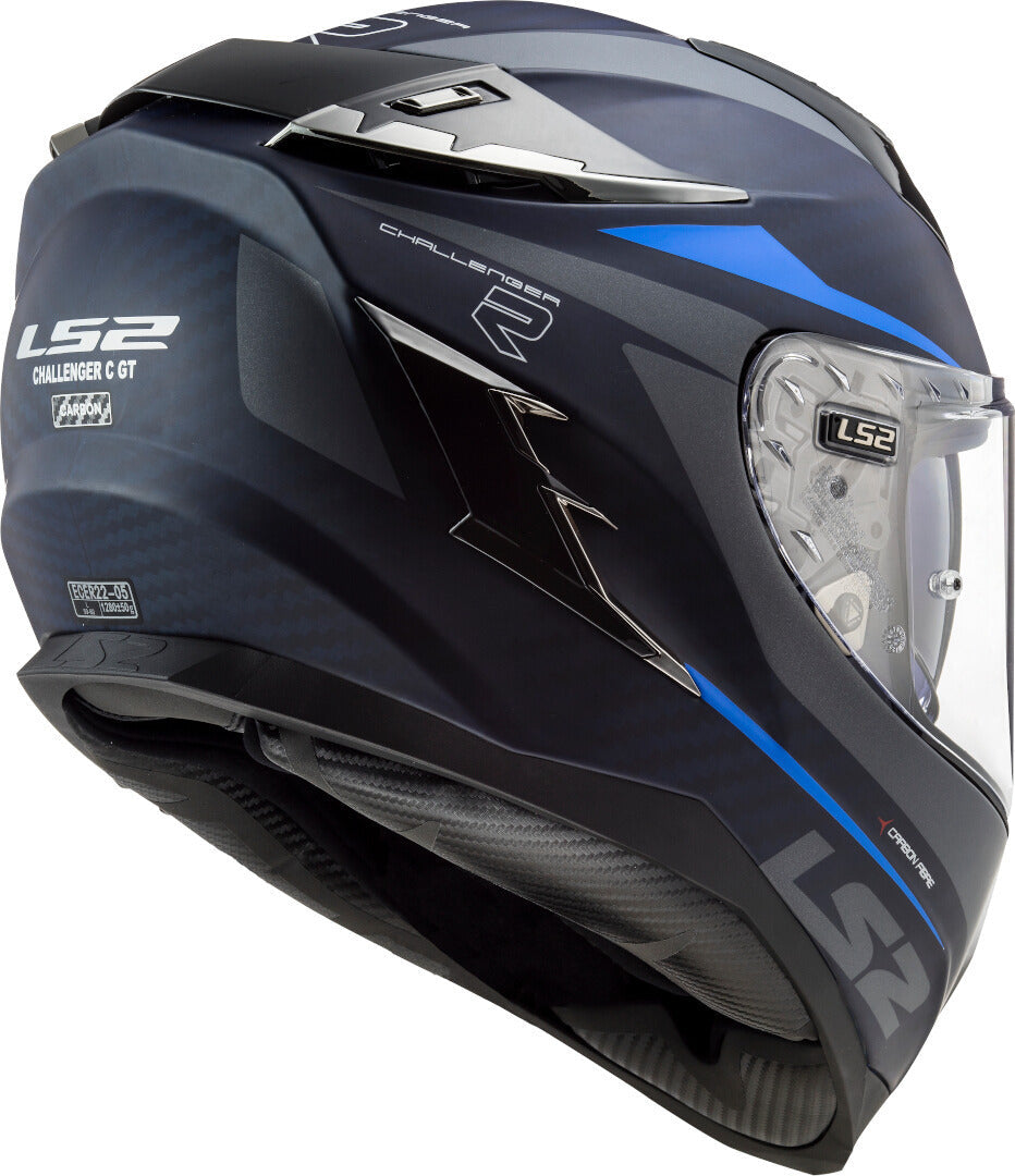 LS2 LS2 FF327 Challenger Drone Carbon Helmet – side view