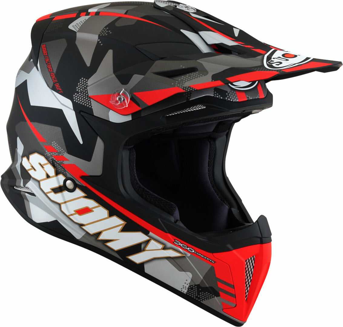 Suomy Suomy X-Wing Camouflager Motocross Helmet – top view