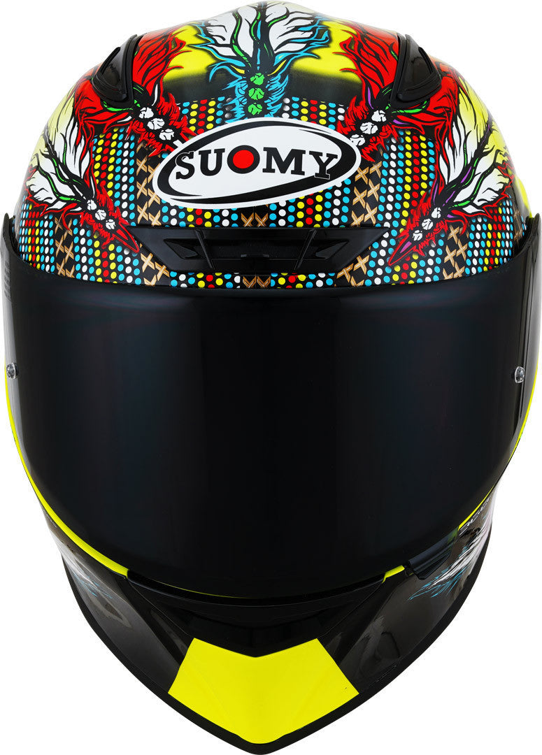 Suomy Suomy Track-1 Chieftain Multi Matt Black 2023 Helmet – rear view