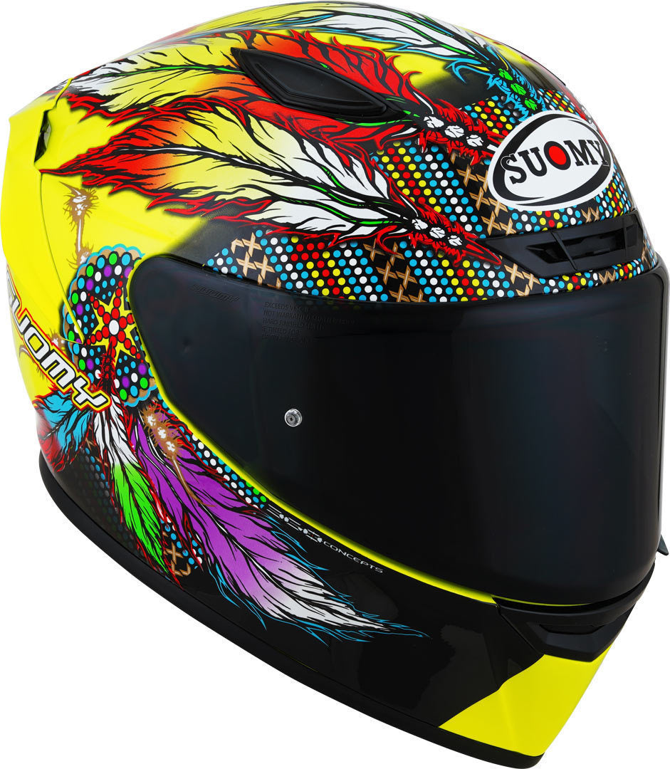 Suomy Suomy Track-1 Chieftain Multi Matt Black 2023 Helmet – side view