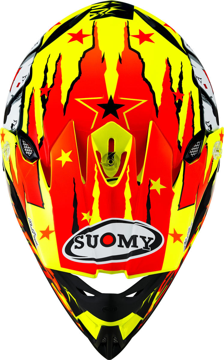 Suomy Suomy Mr Jump Hazard Motocross Helmet – rear view