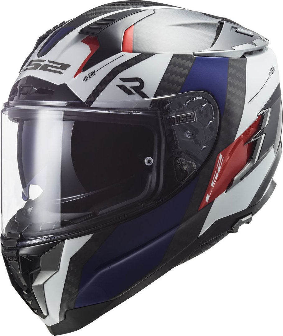 LS2 LS2 FF327 Challenger Alloy Carbon Helmet – front view