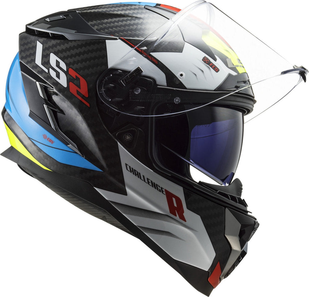 LS2 LS2 FF327 Challenger Sporty Carbon Helmet – rear view