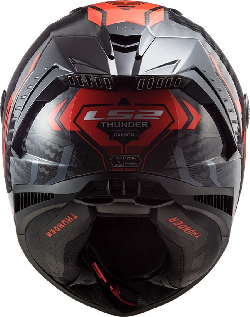 LS2 LS2 FF805 Thunder Sputnik Carbon Helmet – top view