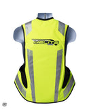 Helite Helite Turtle 2 Airbag Vest Hi-Viz Yellow (Mechanical Trigger) – side view