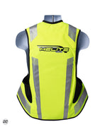 Helite Helite Turtle 2 Airbag Vest Hi-Viz Yellow (Mechanical Trigger) – side view
