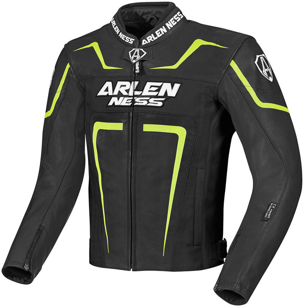 Arlen Ness Arlen Ness Motegi Leather Jacket – top view