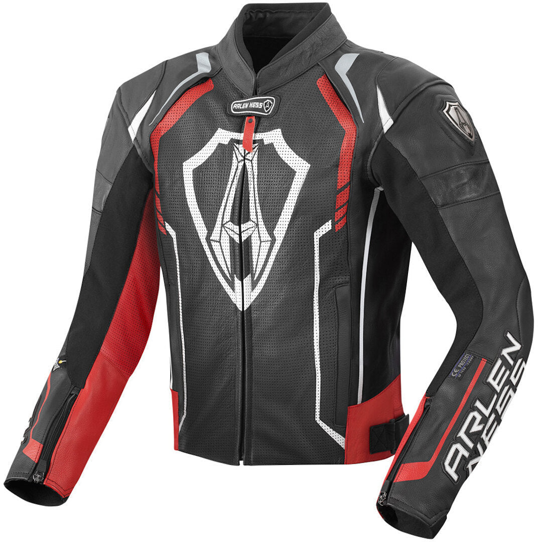 Arlen Ness Arlen Ness Track Leather Jacket – rear view