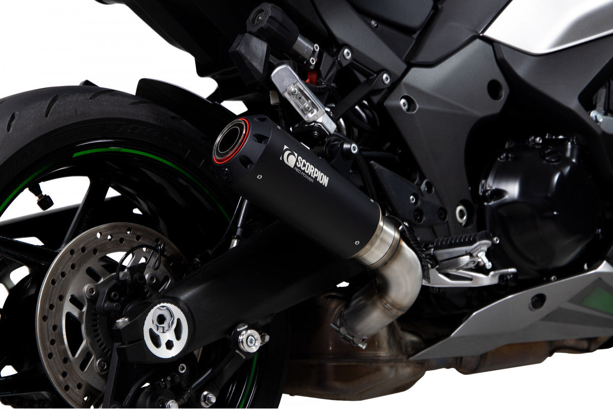 Scorpion Scorpion Red Power Slip-On Exhaust For Kawasaki Ninja 1000 2020-22 – detail view