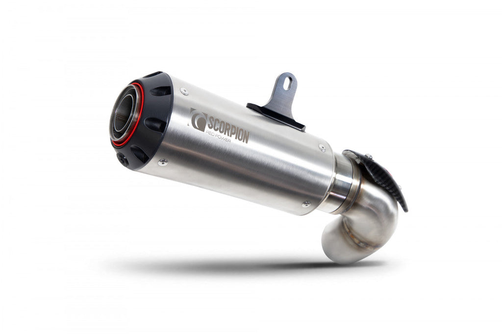 Scorpion Scorpion Red Power Slip-On Exhaust For Kawasaki Ninja 1000 2020-22 – front view