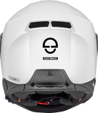 Schuberth Schuberth S3 Glossy White Helmet – rear view