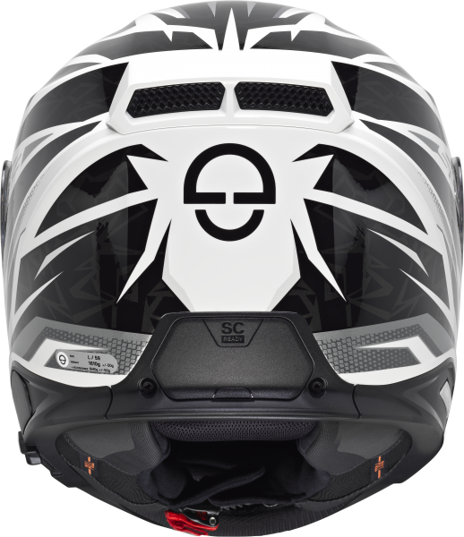 Schuberth Schuberth S3 Thunder White Helmet – rear view