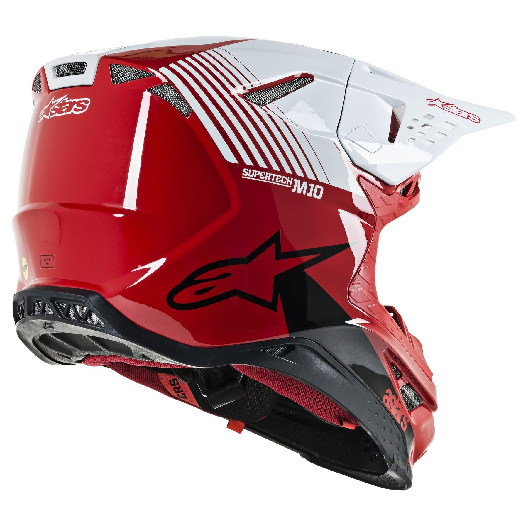 Alpinestars Alpinestars Supertech S-M10 Carbon Dyno Helmet – top view
