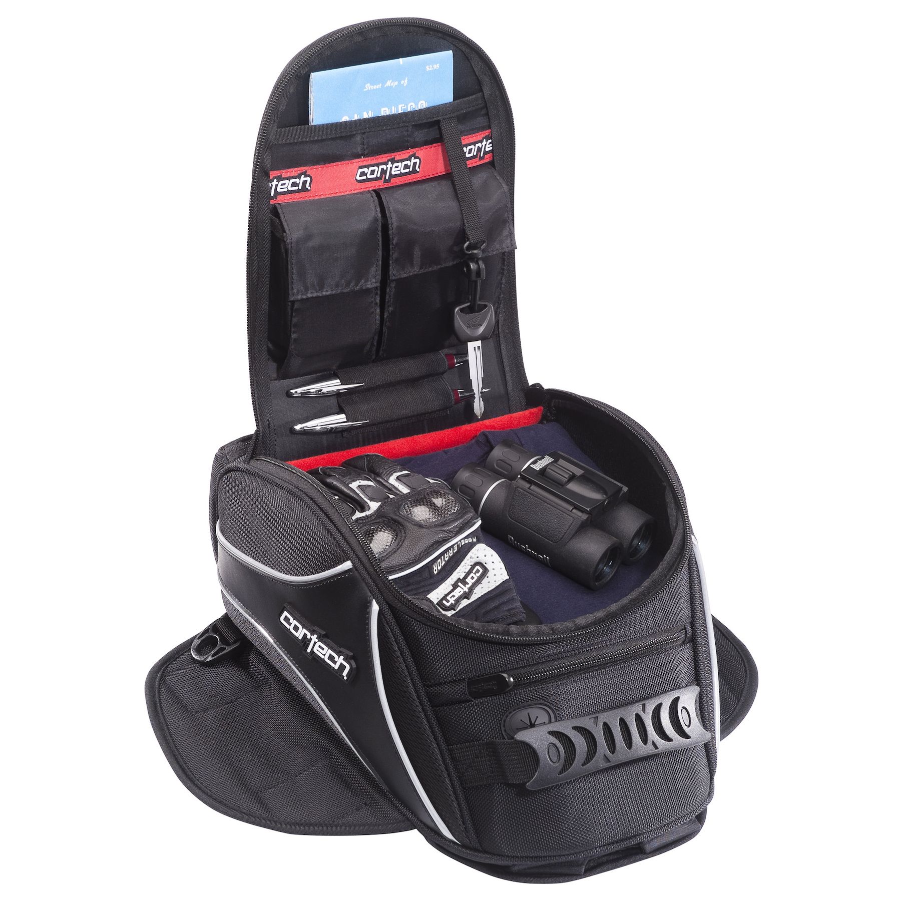 Cortech Cortech Super 2.0 12-Liter Strap Mounted Tank Bag – detail view