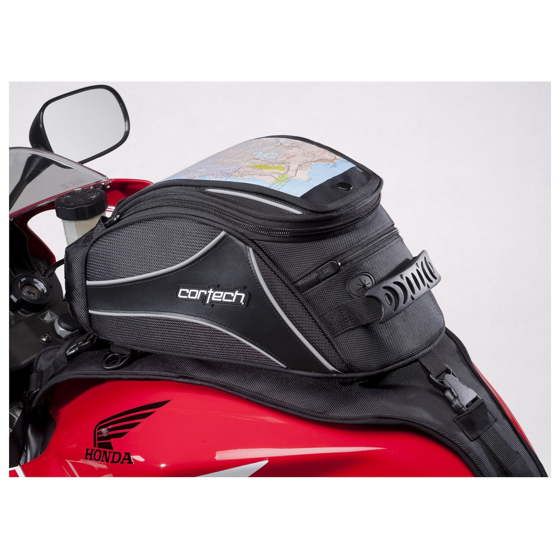Cortech Cortech Super 2.0 12-Liter Strap Mounted Tank Bag – side view