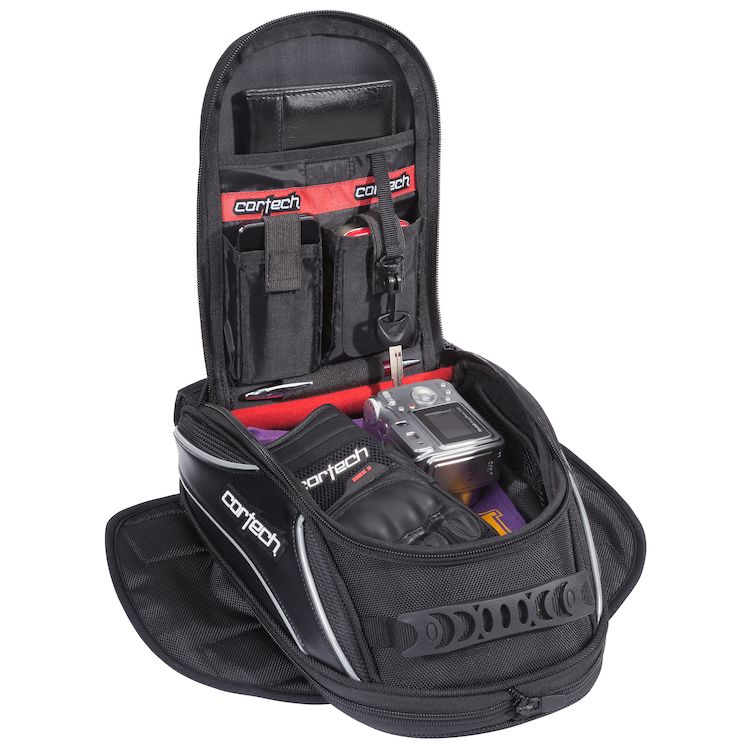 Cortech Cortech Super 2.0 Low Profile Tank Bag – rear view