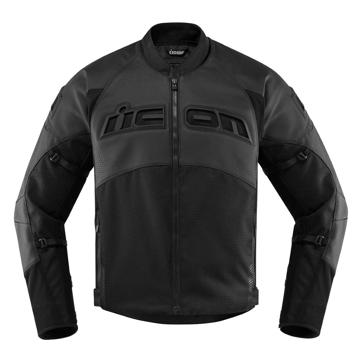 Icon Icon Contra 2 Perforated Leather Jacket – front view