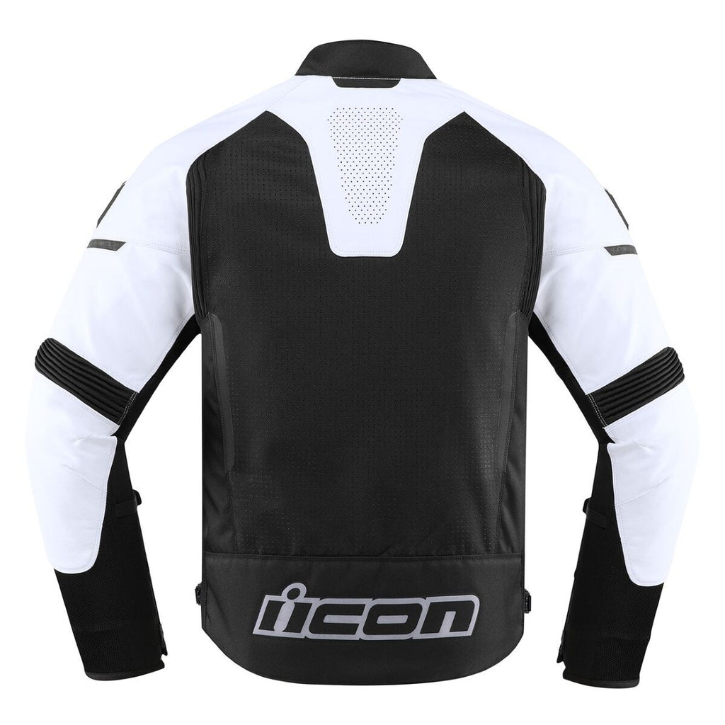 Icon Icon Contra 2 Perforated Leather Jacket – detail view