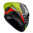 MT Helmets MT Helmets Kre Plus Carbon Projectile D2 Helmet - Grey – side view