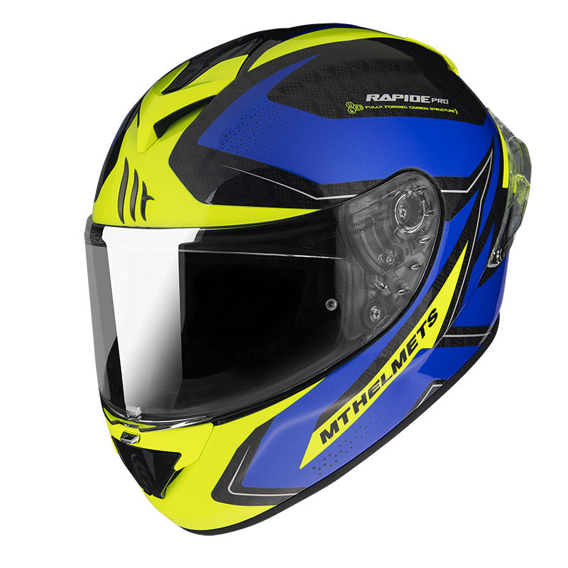 MT Helmets MT Helmets Rapide Pro Master A7 Helmet - Blue – front view