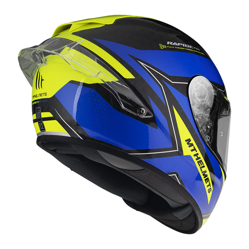MT Helmets MT Helmets Rapide Pro Master A7 Helmet - Blue – side view