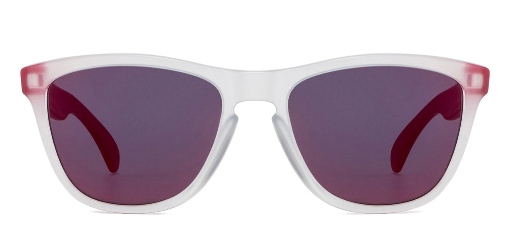 Oakley Oakley Transparent Grey Golden B355 Unisex Sunglasses – front view