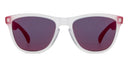 Oakley Oakley Transparent Grey Golden B355 Unisex Sunglasses – front view