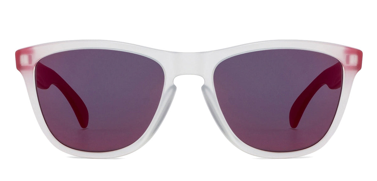 Oakley Oakley Transparent Grey Golden B355 Unisex Sunglasses – front view